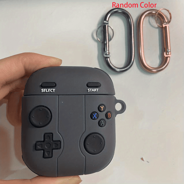 New Arrival Cool Earphone Case For Boys Retro Game Console Gamepad Design Protector Cover With Keychain Silicone Earphone Case For Airpods Pro 2 For Airpods 3 2 1, Good Quality And Durable Earphone C