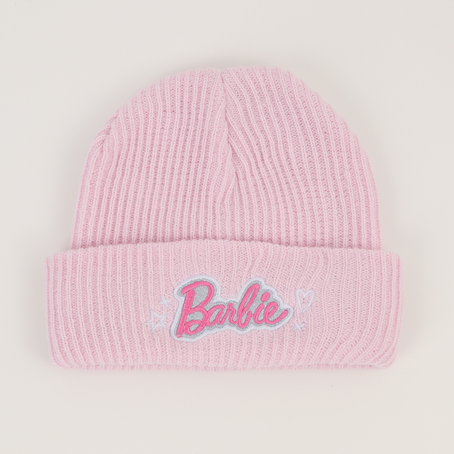 Gorro Niña Corazones Rosado Barbie