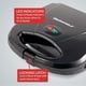 thumbnail image 3 of Máquina eléctrica para hacer gofres Elite Gourmet EWM-2207#, 2 rebanadas, negra, 3 of 6