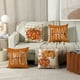 thumbnail image 2 of 1pc, Fall Decorative Throw Pillowcase 17.7 X 17.7 Inch, Thanksgiving Pumpkin Spice Leaf Autumn Decoration Outdoor Farmhouse Plaid Pillowcase For Home Sofa, 2 of 4
