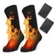 thumbnail image 3 of Calcetines térmicos eléctricos con batería para clima frío, ideales para hombres y mujeres, para montar a caballo, acampar, hacer senderismo y motocicletas, cálidos para el invierno., 3 of 5