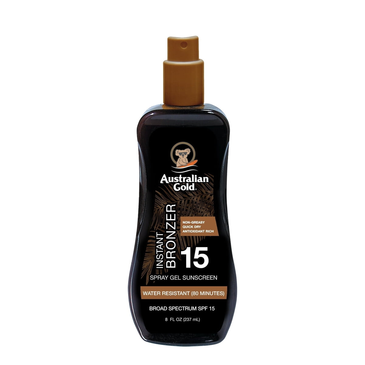 Bloqueador Solar Australian Gold Spray Gel Bronzer Spf 15 237ml