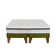thumbnail image 1 of Cama Europea Stella 2 Plazas 150x190 cm Base Colchón Madera Verde, 1 of 3