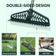thumbnail image 2 of Rastrillo artificial YEELOR de acero inoxidable de doble cara, 40 cm, 2 of 7