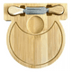 thumbnail image 1 of Tabla De Picoteo Con Asa En Madera 33x19cm Con 2 Utensilios Lisa, 1 of 3