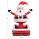 thumbnail image 2 of Beistle inflable de Papá Noel con capacidad para 48 latas de 4 pies de altura, 2 of 6