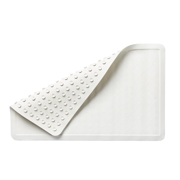 Alfombra de baño Rubbermaid Commercial Safti-Grip, color blanco medio