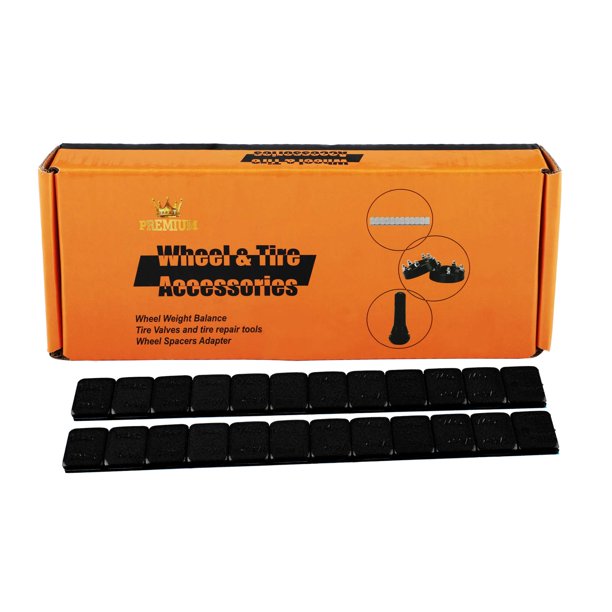 Pesas para ruedas YIZBAP, color negro, 7 g, 288 unidades, con adhesivo, para vehículos