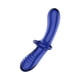thumbnail image 2 of Satisfyer Dildo de Vidrio Double Crystal Azul, 2 of 6