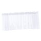 thumbnail image 1 of Encaje Bordado Voile Cortina Transparente Cenefa Niveles Blanco 137x61cm, 1 of 5