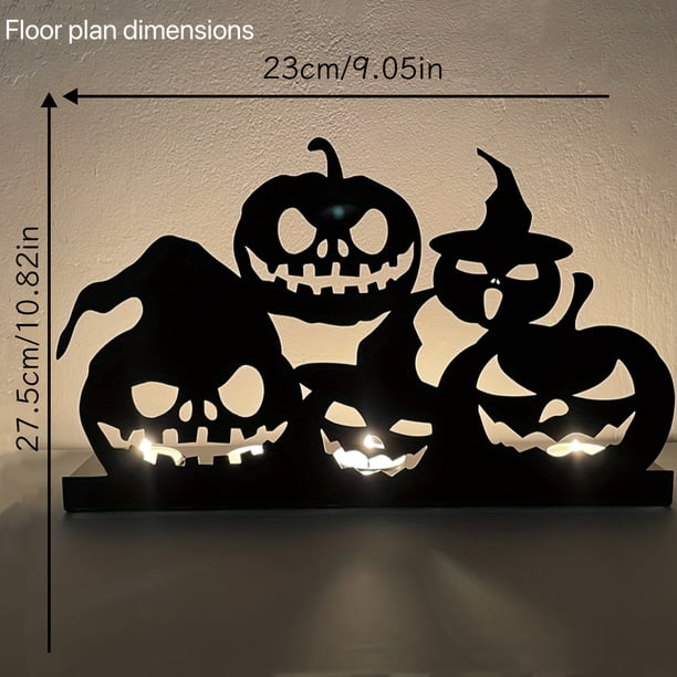 1pc Metal Iron Ghost Jack-o'-lantern Skeleton Candle Holder for Autumn Thanksgiving Halloween Harvest Festival - Luminous Atmosphere Props for Home Table Decor