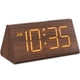 thumbnail image 1 of Despertador Digital de Madera DreamSky con Números Grandes y Puerto de Carga USB, 1 of 7