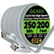 thumbnail image 1 of Cable Ethernet GEARit Cat6 para exterior, plano, 200 pies, 10 Gbps, 1 of 8