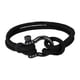 thumbnail image 3 of Parejas Cuerda Pulsera Brazalete Moda Impermeable Para Acampar Al Aire Libre Negro, 3 of 5