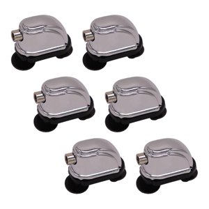 Magideal - Bellotas Para Caja, Orificios Espaciados A 26 Mm, Piezas Metálicas Para Instrumentos De Percusión, Fácil Instalación Con Tornillos, Montaje En Un Solo 6 Piezas