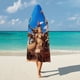 thumbnail image 5 of Sandland Manta Capa con Capucha Anti-Bolitas, Manta de Lana Ártica Suave, Manta Portátil de Felpa Ligera y Lujosa, Poncho para Siesta en Casa y Oficina, 100*130cm, 5 of 6