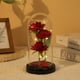 thumbnail image 3 of Regalos de flor de Navidad para las mujeres, la belleza y la bestia rosa en cúpula de plástico con modo de 2 luces, encender el regalo romántico del aniversario de la rosa para ella, regalos, 3 of 3