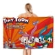 thumbnail image 1 of Tiny Toons Toalla de playa de secado rápido con diseño temático, regalo para mujeres y niñas, ideal para cumpleaños, fans, amantes de la música, uso en la playa o al aire libre, 78 × 150 cm, 1 of 6