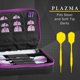 thumbnail image 5 of Funda para dardos Casemaster Plazma negra con cierre y ribete de amatista, 5 of 8