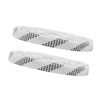 Magideal - 1 Par De Cordones Para Patines De Hockey Sobre Hielo De 1 Cm De Ancho, Encerados, Para Patines Artísticos, Botas De Hockey, Calzado Deportivo, Roller 244 Cm