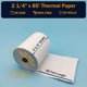 thumbnail image 2 of Rollos de papel térmico más grandes de 2,25 x 26 m sin BPA (50 rollos), 2 of 5