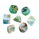 thumbnail image 2 of Juego de Dados Acrílicos para Juegos de Mesa, 7 Piezas, Color Verde, 2 of 3