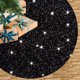thumbnail image 1 of Falda para árbol de Navidad FUHSY, lentejuelas negras, 36 cm, terciopelo, 1 of 7