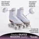 thumbnail image 4 of Patín de cuatro ruedas Chicago Skates talla 7 blanco, 4 of 5
