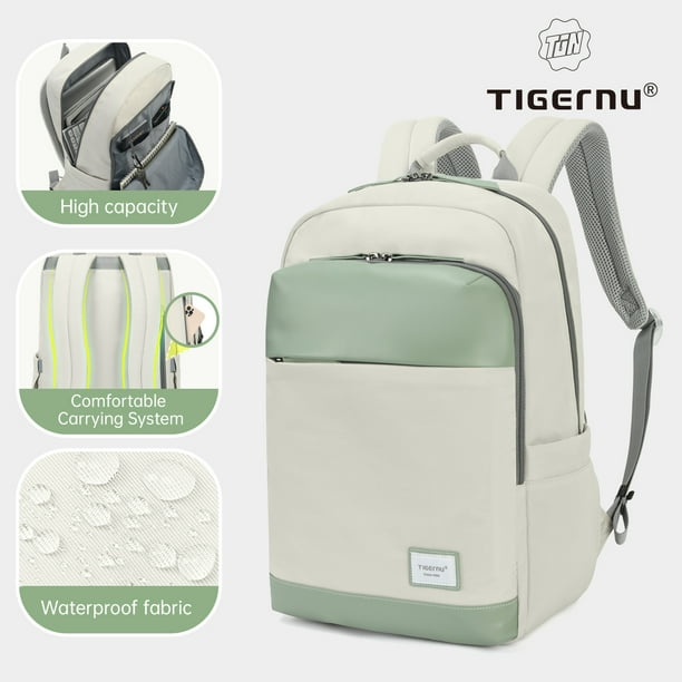 Tigernu Laptop Backpack Women Casual Daily Backpack Anti Theft College Notebook Backpacks Business Bag Mochila