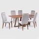 thumbnail image 1 of Comedor Avena 184 Cm + 6 Sillas Mega Gris, 1 of 13