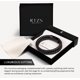thumbnail image 5 of Pulsera RTZN de cuero negro trenzada doble – Talla mediana, 5 of 9