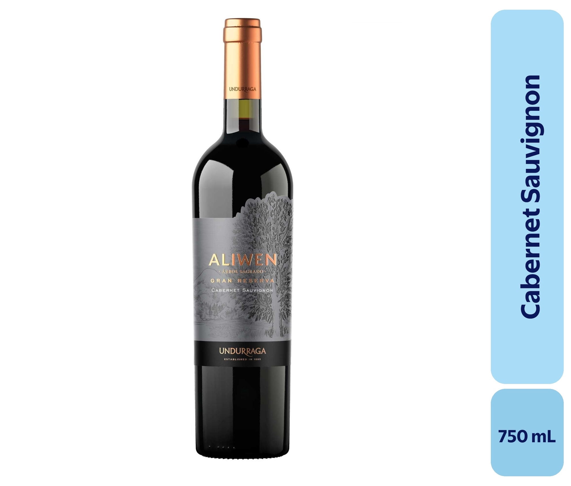 Vino Cabernet Sauvignon Botella 750 mL Undurraga