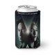 thumbnail image 1 of Expediente X Funda enfriadora de latas, aislante de bebidas para mantener frías o calientes, funda térmica plegable para latas, portabebidas reutilizable, 1 of 6