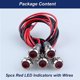 thumbnail image 2 of Luz Indicadora LED DMWD 6mm 12V24V Roja IP67 Set 5, 2 of 3