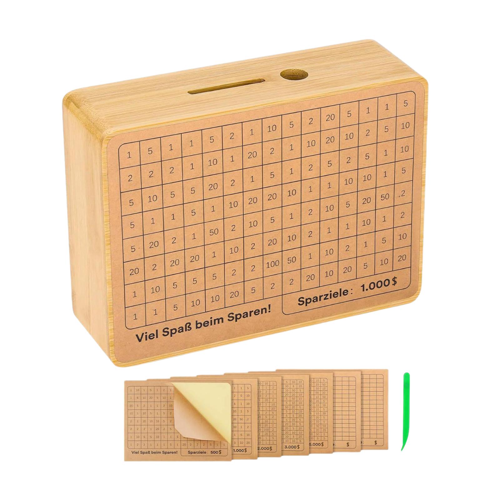 Bothyi - Banco De Almacenamiento De Dinero, Decoración Del Hogar Reutilizable, Banco Portátil Para Niños Y Niñas