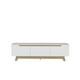 thumbnail image 2 of Rack Tv 80" 2 Puertas 1 Cajon Blanco Y Cafe Claro, 2 of 6