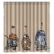 thumbnail image 1 of Cortina de ducha de Star Wars, juego de cortina de baño con ganchos, tamaño 66 x 72 pulgadas, 1 of 3