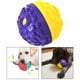 thumbnail image 5 of Squeaky Dog Ball Juguetes Para Masticadores Agresivos Goma Chew Ball Amarillo Púrpura, 5 of 7