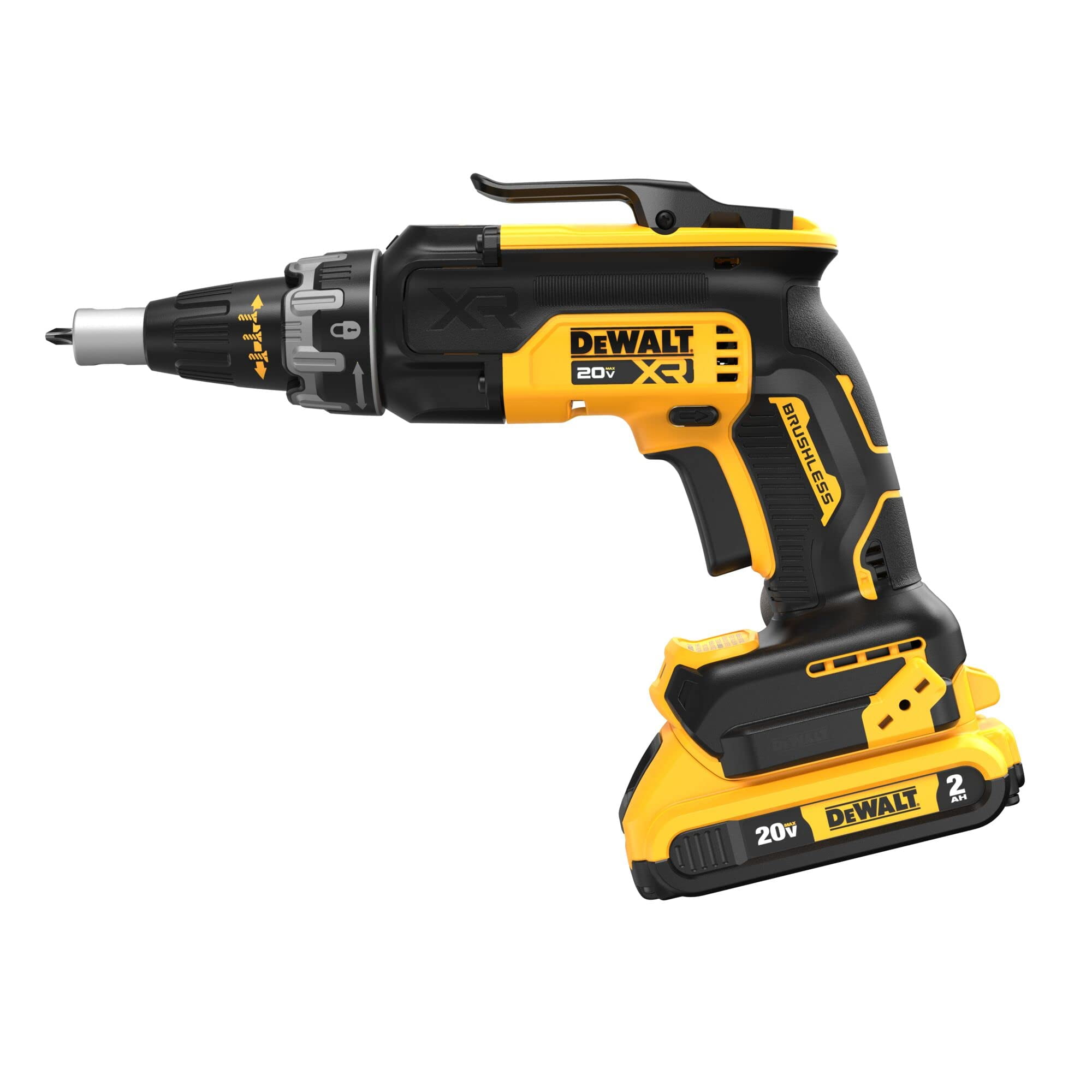 Atornilladora Dewalt Para Paneles De Yeso, 20 V Como Máximo, Con 2 Baterías De 2 Ah Y Cargador