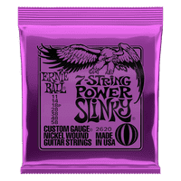 Cuerdas Guitarra Eléctrica De 7 Power Slinky Ernie Ball 11-58 2620