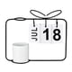 thumbnail image 5 of Soporte De Exhibición De Marco De Imagen De Calendario De Florero De Cerámica Para Decoración Del Hogar Negro, 5 of 5