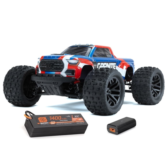 Camión RC ARRMA Granite GROM MEGA 380 cepillado 1/18 RTR azul