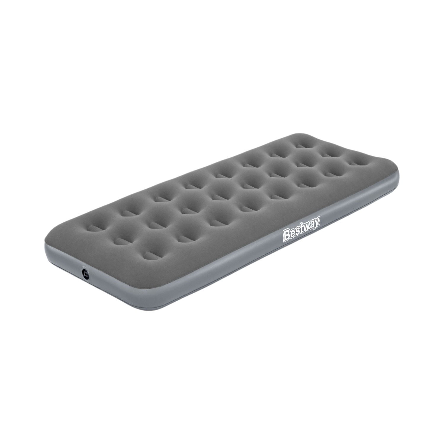 Bestway - Colchón Inflable 1 Plaza Deluxe Gris