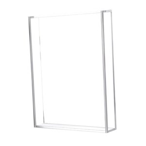 Magideal - Marco De Caja De Sombra Con Flores Prensadas, Soporte De Exhibición Decorativo, Marco De Fotos De Acrílico, Caja De Recuerdos Profundos, Fácil De Usar L