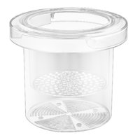 Magideal - Breeding Holder Incubadora Acrílica Tanque De Peces Caja Aisladora Separador Divisor Con Ventosa Y Fondo Drenante Adecuado Para Camarones Peces Guppy Cilindro