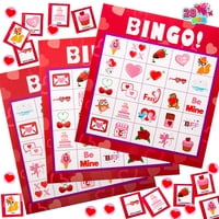 Juego De Cartas De Bingo Joyin Para El Día De San Valentín Para 28 Jugadores, Fiesta Infantil
