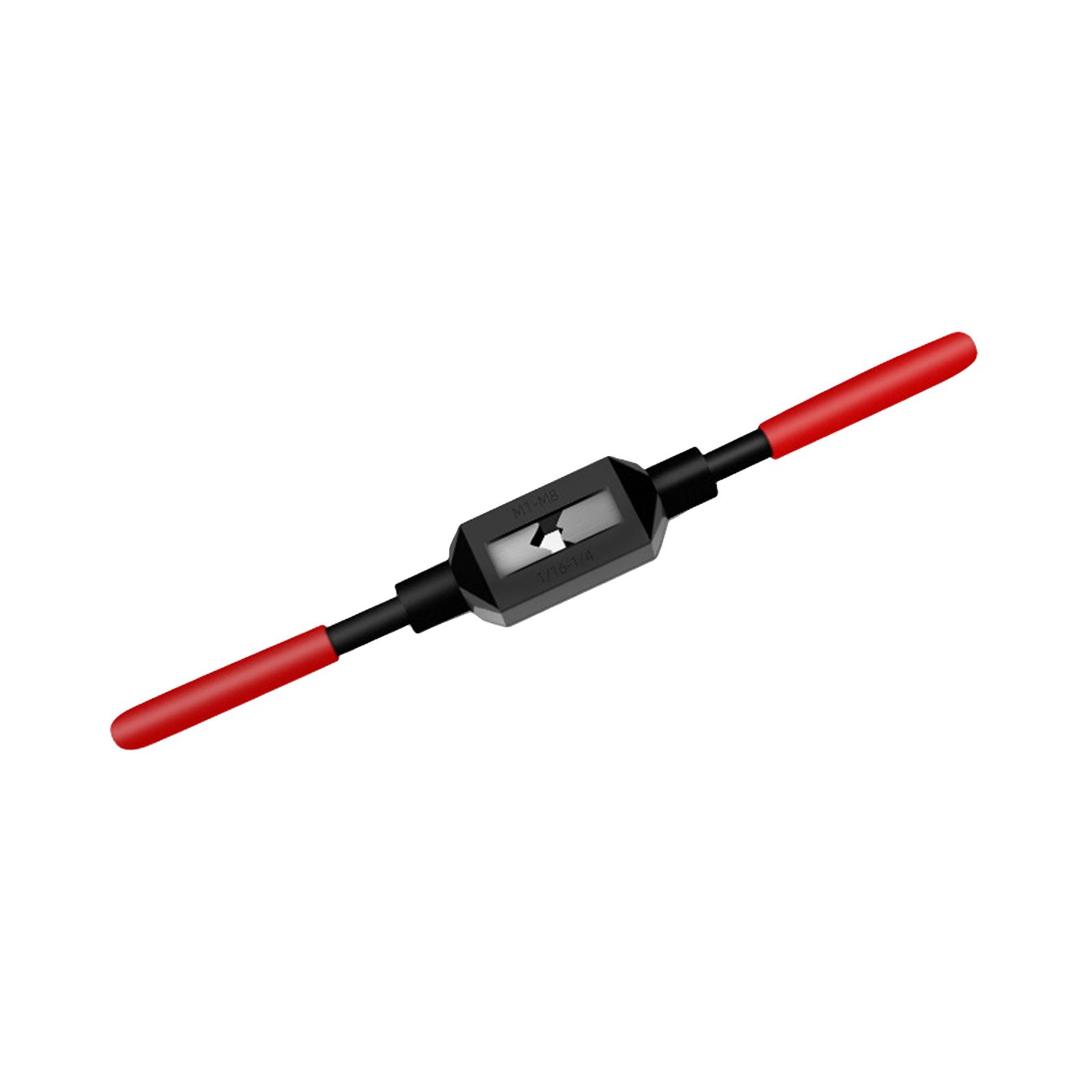 Magideal - Llave De Grifo Manija Rosca De Rosca Máquina Fácil De Usar Rosca De Tornillo Enchufe Métrico Llave De Grifo De Escariador Portátil De Acero Para M1-M8