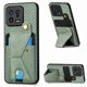 thumbnail image 1 of Funda Resistente para Xiaomi 13 con Tarjetero y Soporte, Diseño Magnético Verde, 1 of 5