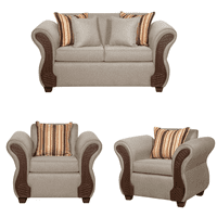 Ruzam Mobel - Juego De Living 2-1-1 Marsella Beige