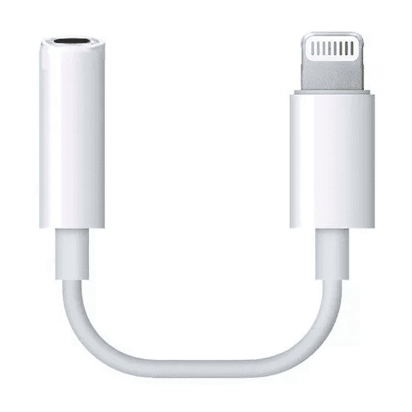Genérico - Adaptador Entrada Lightning Iphone A Aux 3.5 Mm